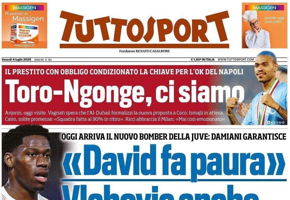 Ngonge al Torino, Tuttosport: "Ci siamo, affare in dirittura d'arrivo"