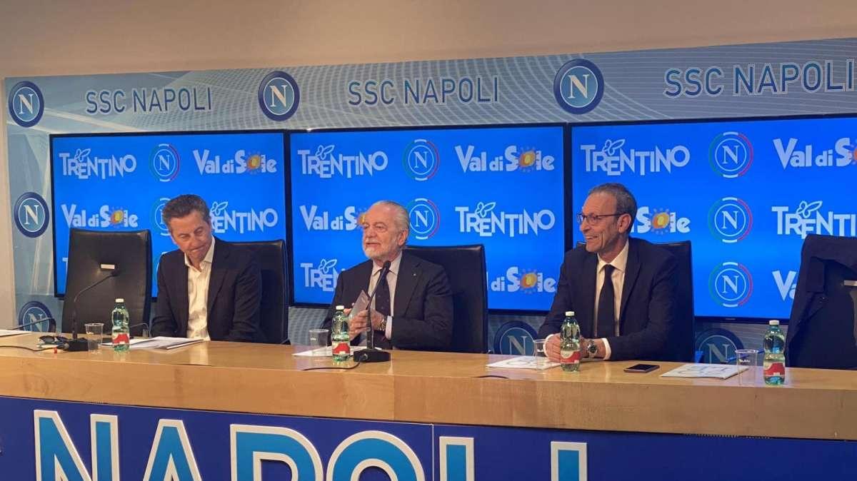 Conferenza Dimaro 2023: c'è De Laurentiis, Spalletti assente