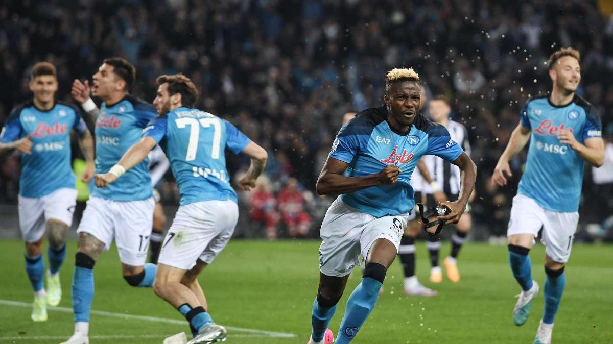 RILEGGI LIVE - Udinese-Napoli 1-1 (13' Lovric, 52' Osimhen): il Napoli è Campione d’Italia!