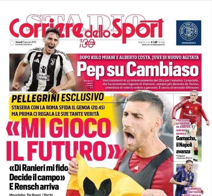Corriere dello Sport: "Garnacho, il Napoli avanza"