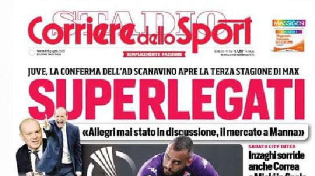 PRIMA PAGINA - CdS: "ADL: 'Lista di 40 tecnici'. Kvara rinnova" 