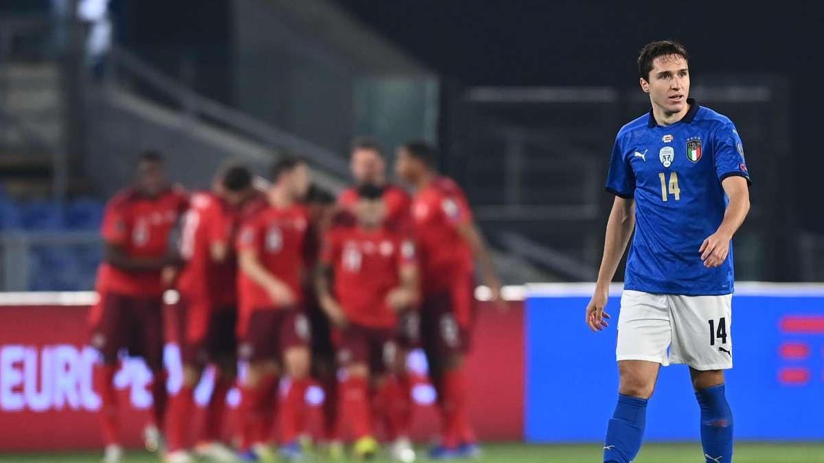 Italia, finisce 1-1 con la Svizzera: Jorginho sbaglia rigore e il Mondiale resta in bilico