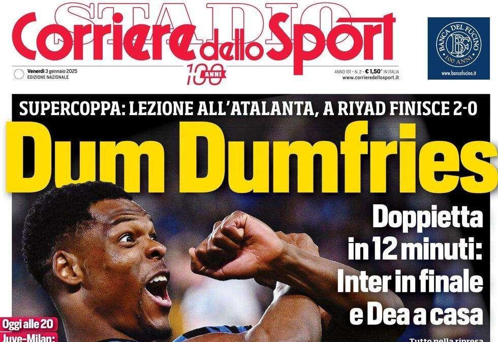 Corriere dello Sport: "Napoli, Pellegrini è la prima scelta"