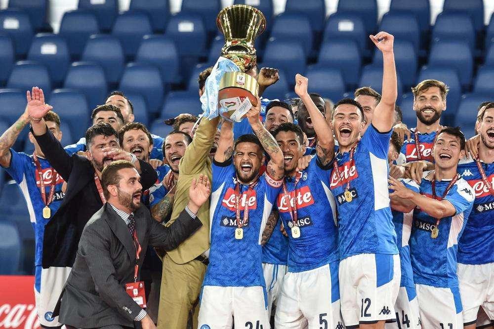 FOTO - Il Lipsia sui social: "Complimenti a Demme e al Napoli per la Coppa Italia"