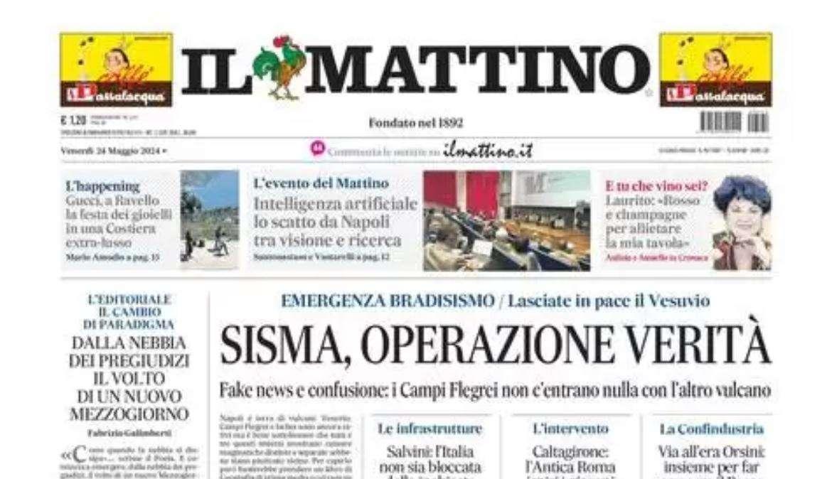 Il Mattino: “Gasp vince, Napoli lo tenta”