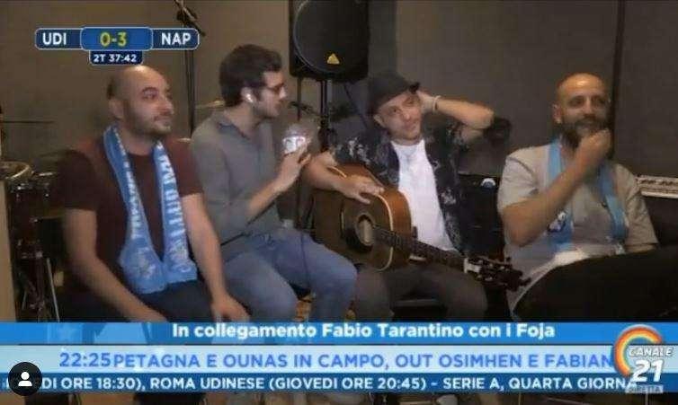 VIDEO - Show dei Foja a Canale 21: telecronaca cantata mentre attacca il Napoli