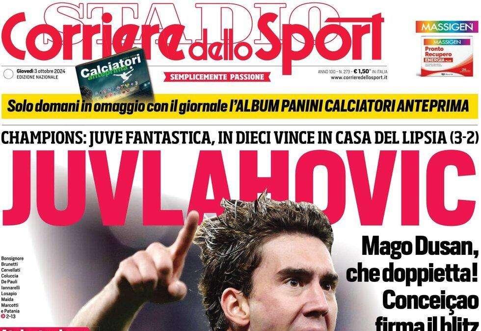 Cds: "JuVlhaovic! Mago Dusan che doppietta"