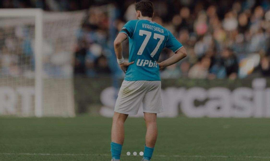 FOTO - Geolier si complimenta con Kvara: "Fai paur"