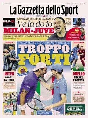 Gazzetta dello Sport: "Napoli-Roma, duello Lukaku-Dovbyk"