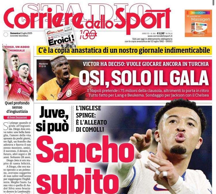 Corriere dello Sport: "Osi, solo il Galatasaray"
