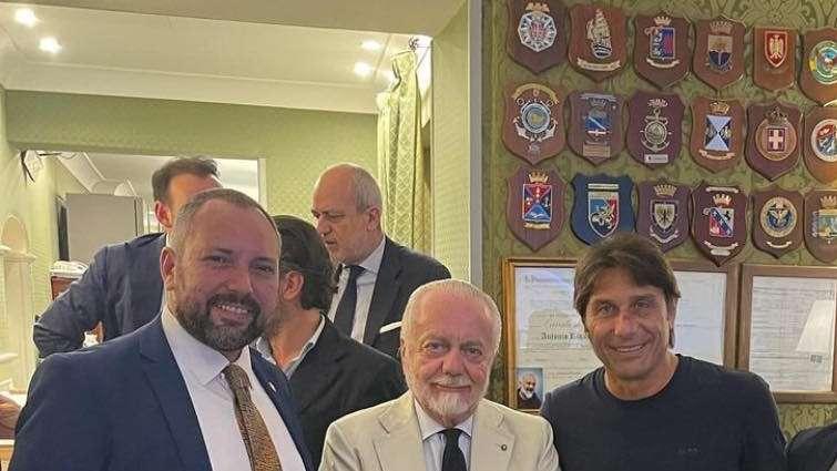 Conte e ADL a cena a Roma: prima foto insieme per allenatore e presidente 