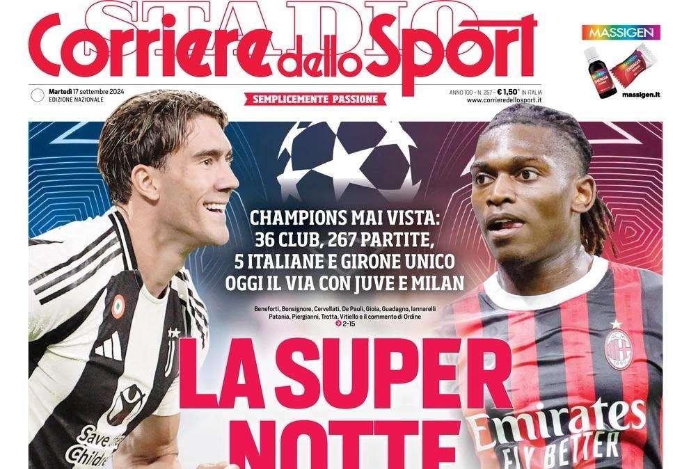 CdS e la nuova Champions: "La super Notte"