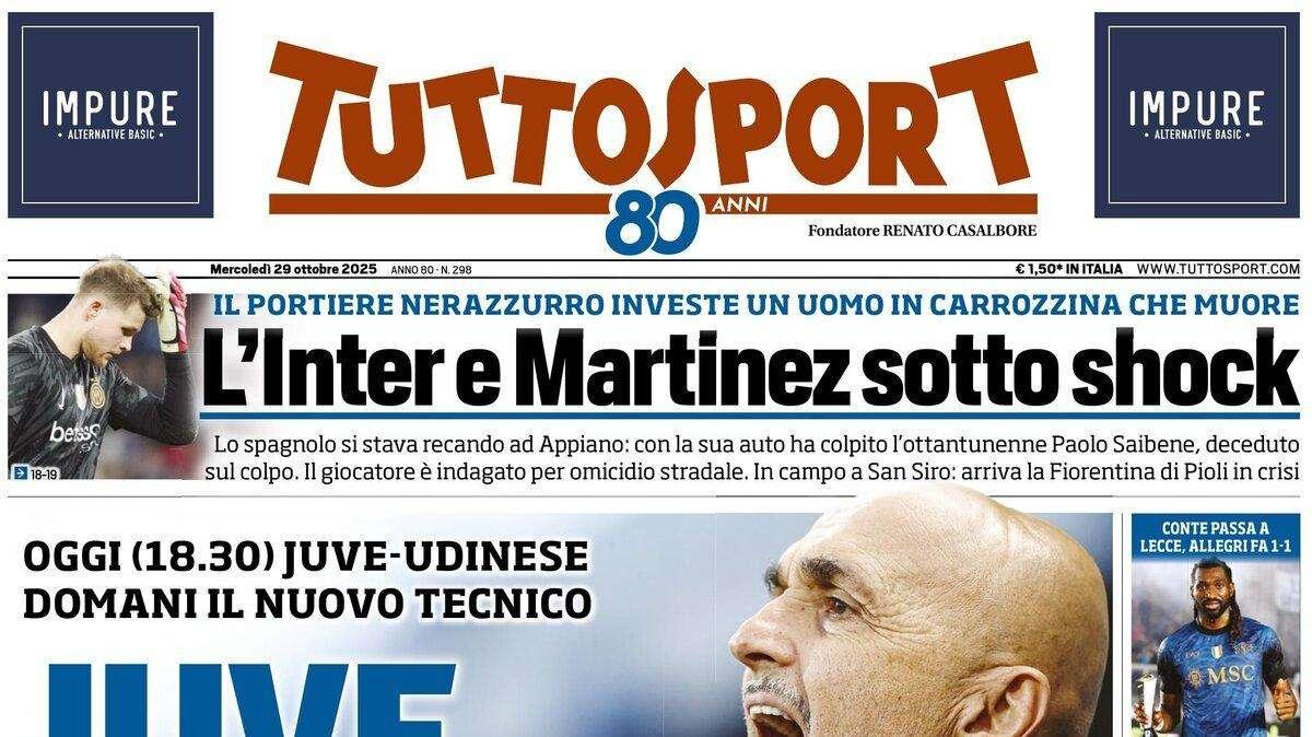 Tuttosport: "Il Napoli va a +3. Il Milan spreca. Juve, Spalletti ci crede"