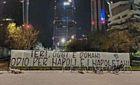 A Milano striscioni contro Napoli, Alvino: "Mentecatti senza fantasia! Ieri, oggi e domani..."