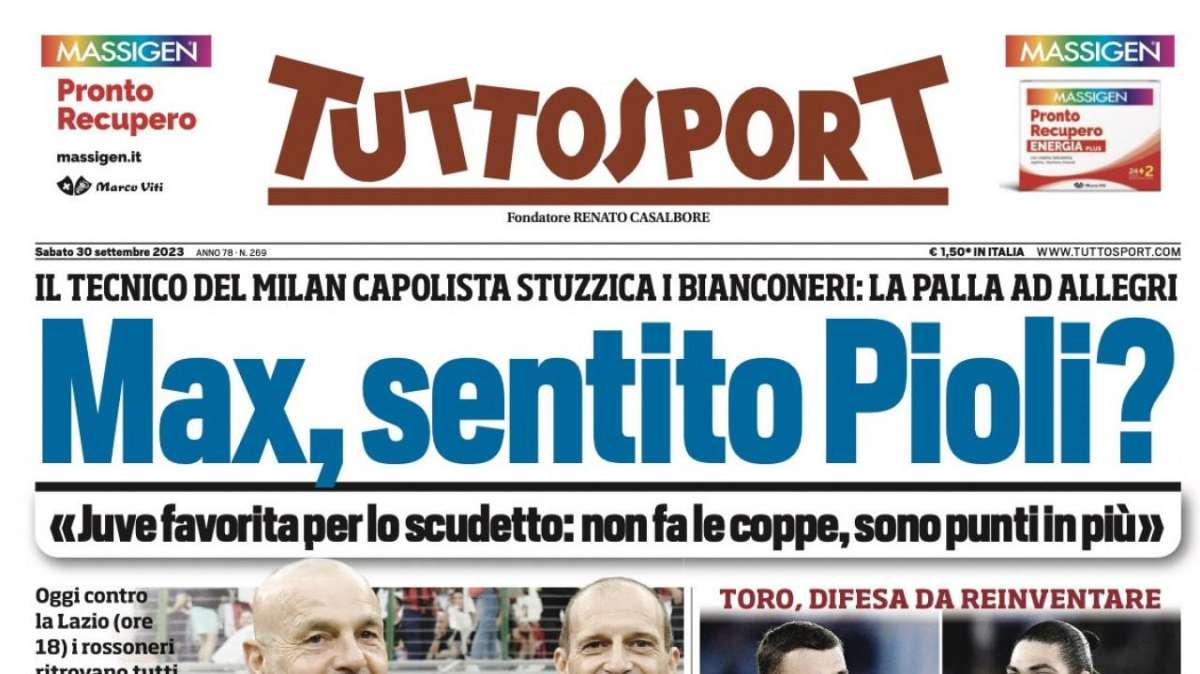 PRIMA PAGINA - Tuttosport: “ADL col Napoli a Lecce: possibile confronto con Osimhen"