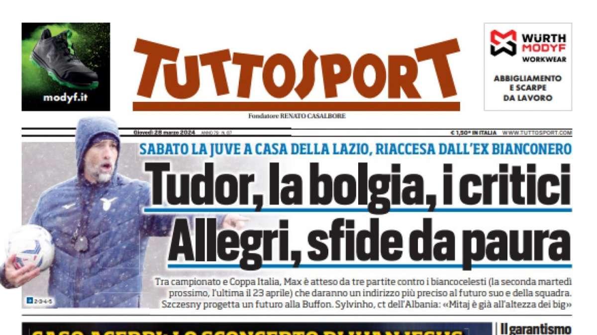 PRIMA PAGINA - Tuttosport: "Gravina, ha torto?"