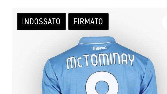 Clamoroso McTominay! Maglia indossata in Napoli-Cagliari venduta a cifra record