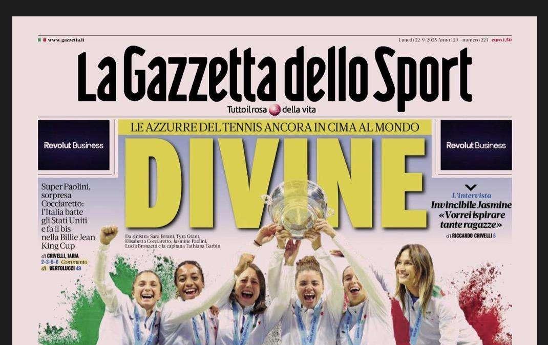Gazzetta dello Sport: "Il Napoli prova a scappare. Juve, arbitro retrocesso in B"