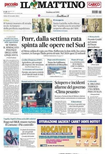 Il Mattino: "La filosofia di Conte, allenatore operaio"