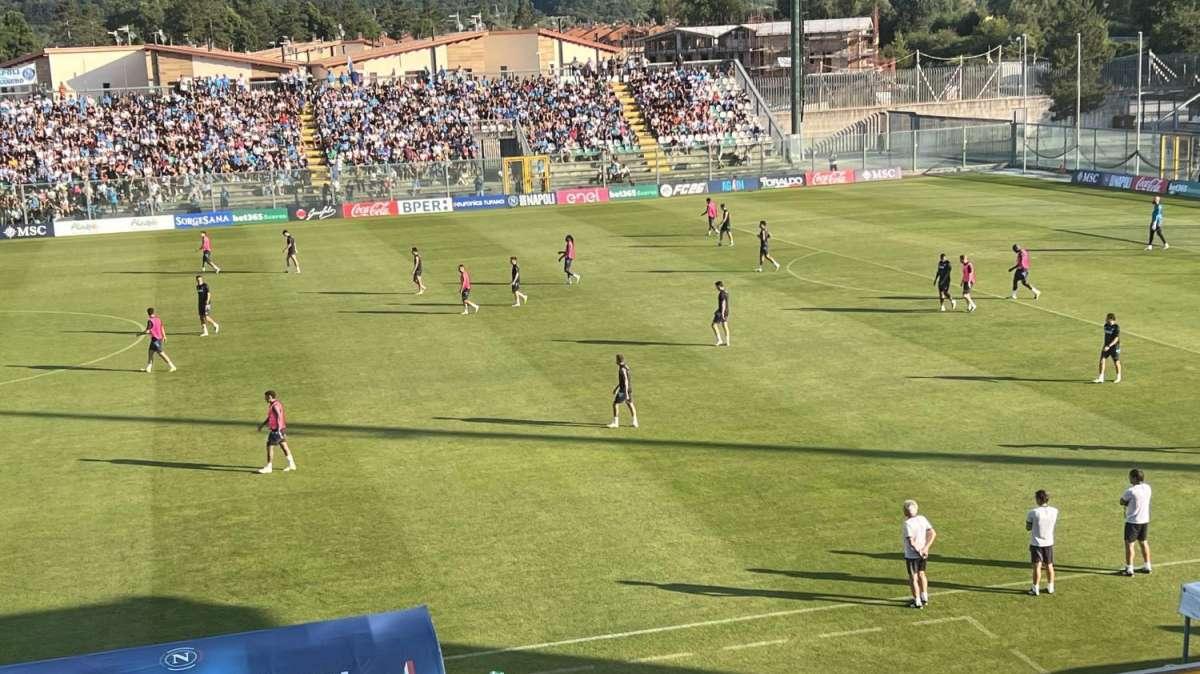 Castel di Sangro, day 8: seduta pomeridiana, esercitazione tattica e partitella. Out in 8