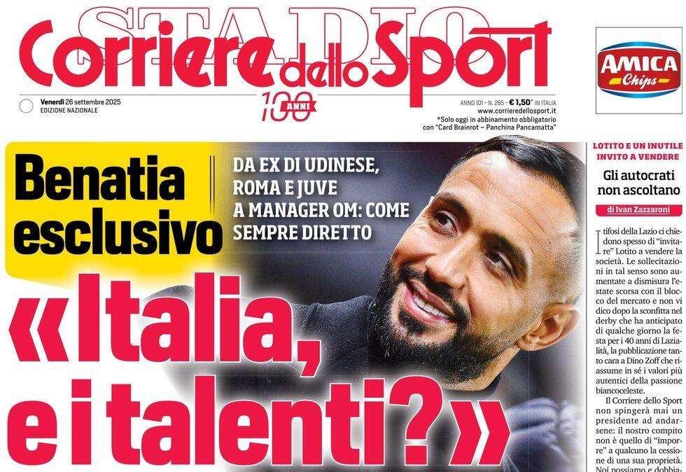 Corriere dello Sport su Conte-Allegri: "I cannibali d'Italia. I mister Scudetto"