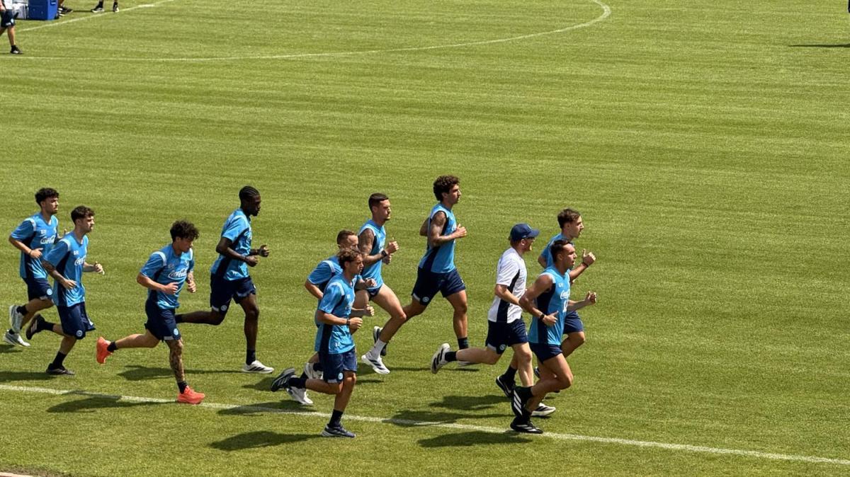 Che fatica a Dimaro! Mattinata di lavoro atletico, Marianucci tra i più provati