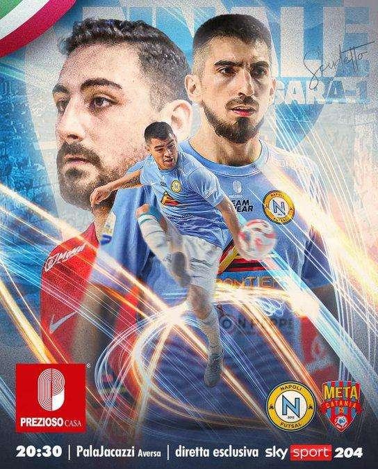 Calcio a 5, il Napoli Futsal cade a Catania: lo scudetto si decide in gara 3