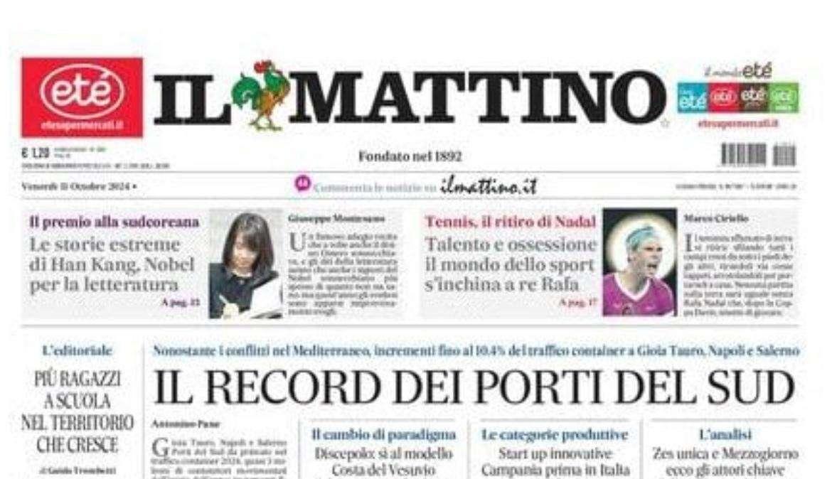 Il Mattino: “Italia double face”