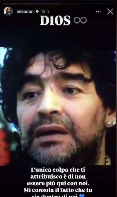 Adani a Maradona: "Hai una sola colpa, ma mi consola il fatto che tu sia dentro di noi"