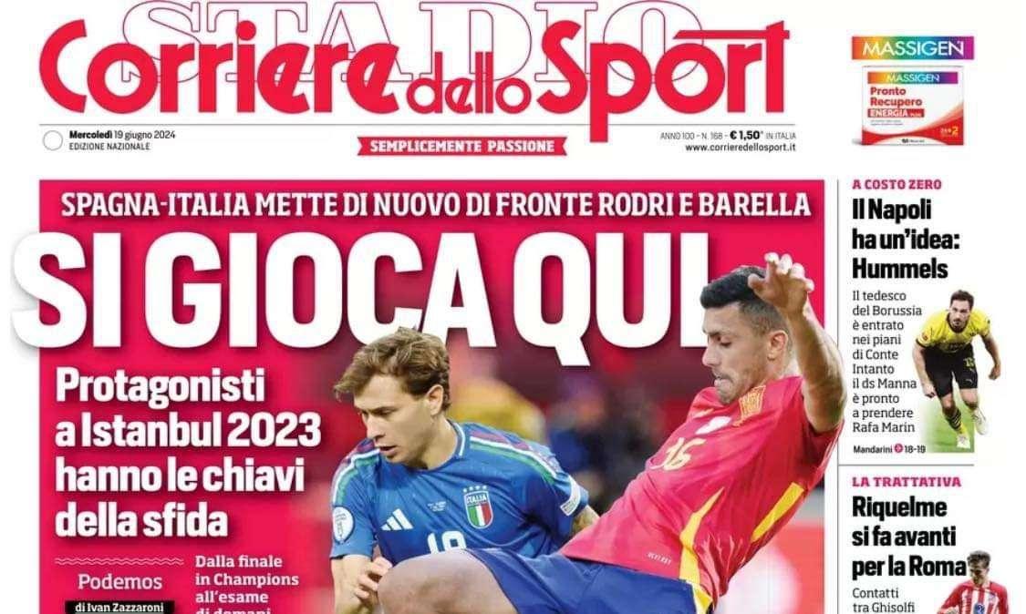 Corriere dello Sport: “Il Napoli ha un’idea: Hummels”