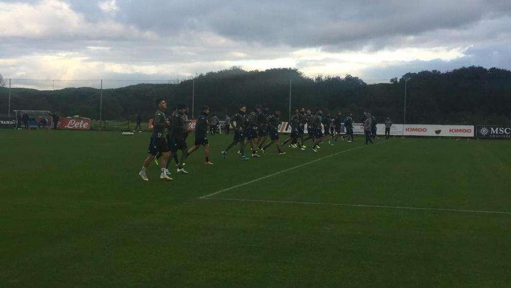FOTO&VIDEO TN - Napoli in campo per la rifinitura: Allan e Milik in gruppo