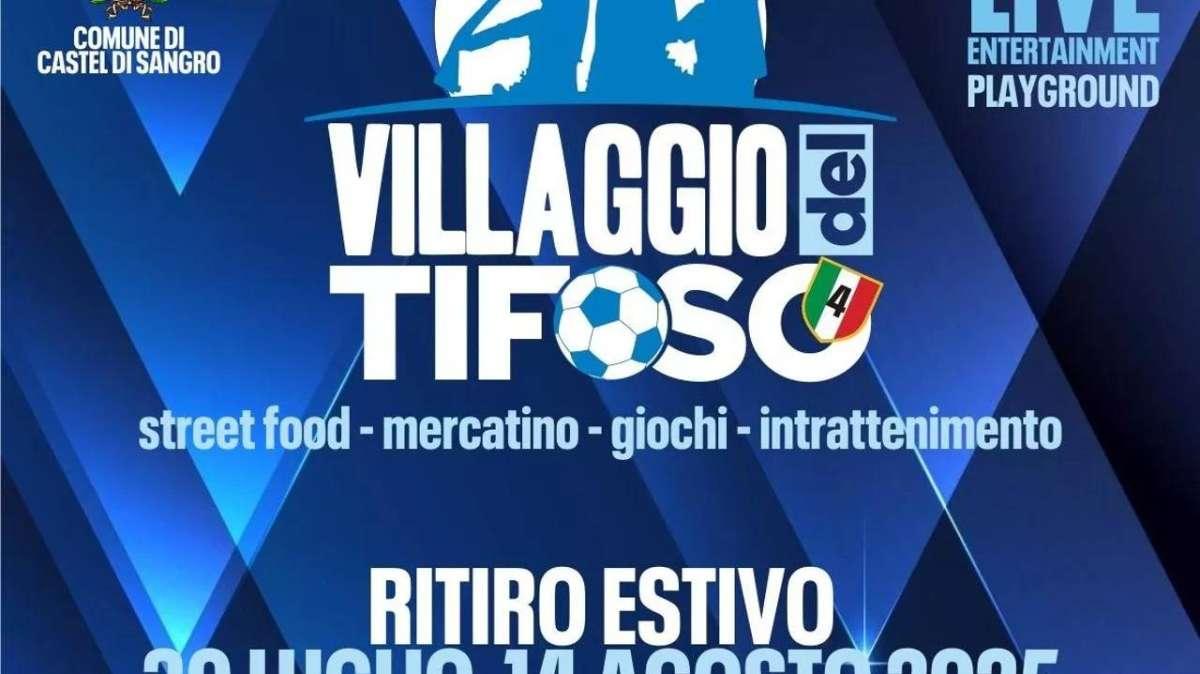 Castel di Sangro, arriva il “Villaggio del tifoso”: giochi, intrattenimento e buon cibo