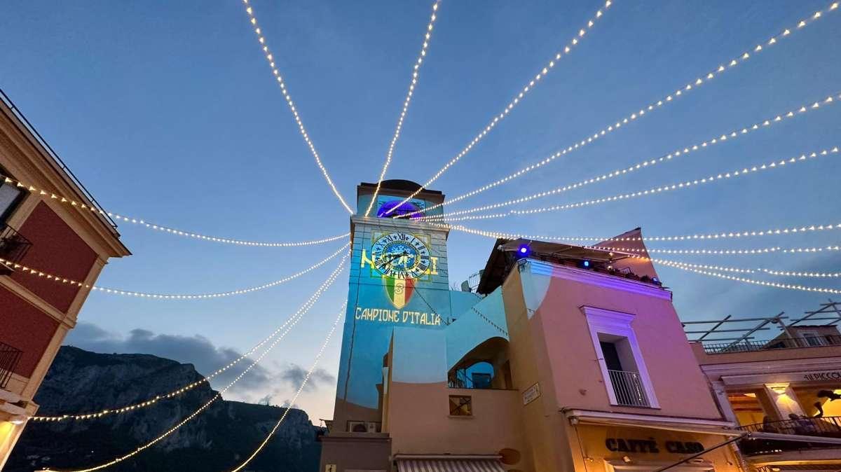 VIDEO-FOTO - Capri festeggia il terzo scudetto del Napoli