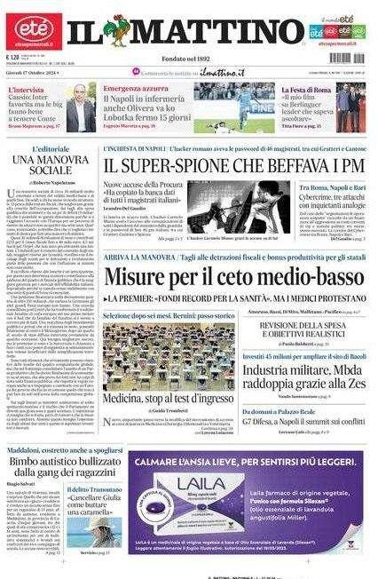 Il Mattino: "In infermeria anche Olivera, va ko Lobokta: fermo 15 giorni"