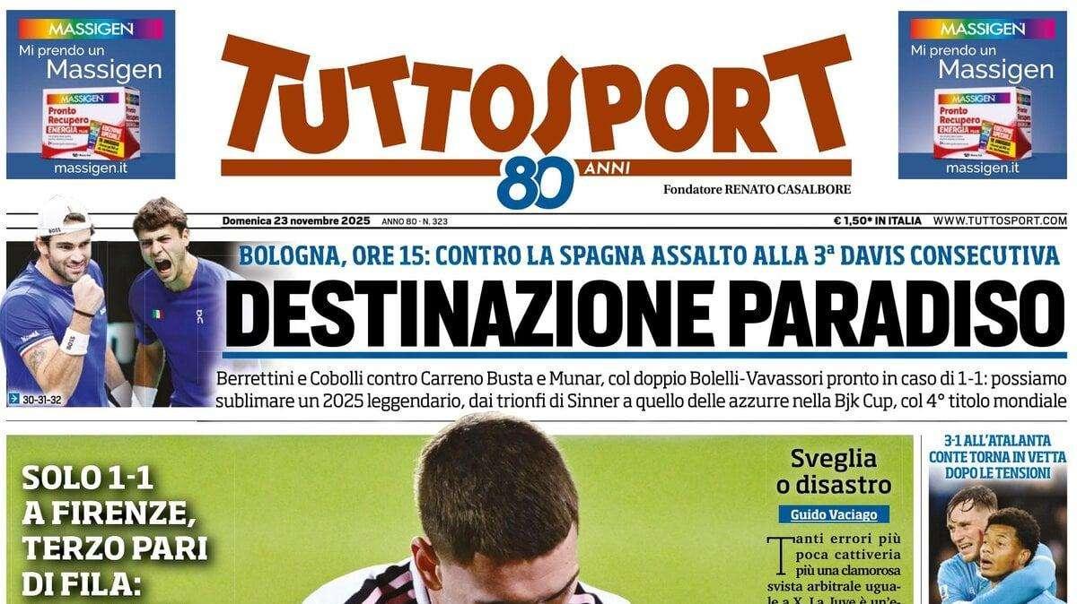 Tuttosport dedica spazio anche al 3-1 all'Atalanta: "Napoli again"