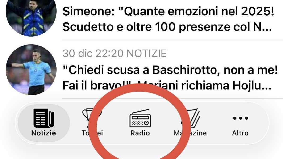 NOVITA'! Aggiorna l'app di Tutto Napoli: c’è anche la sezione diretta a "Radio Tutto Napoli"
