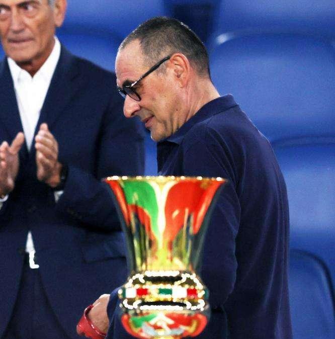 La scusa di Sarri a Juve Tv: "Non abbiamo condizione fisica per creare pericoli"