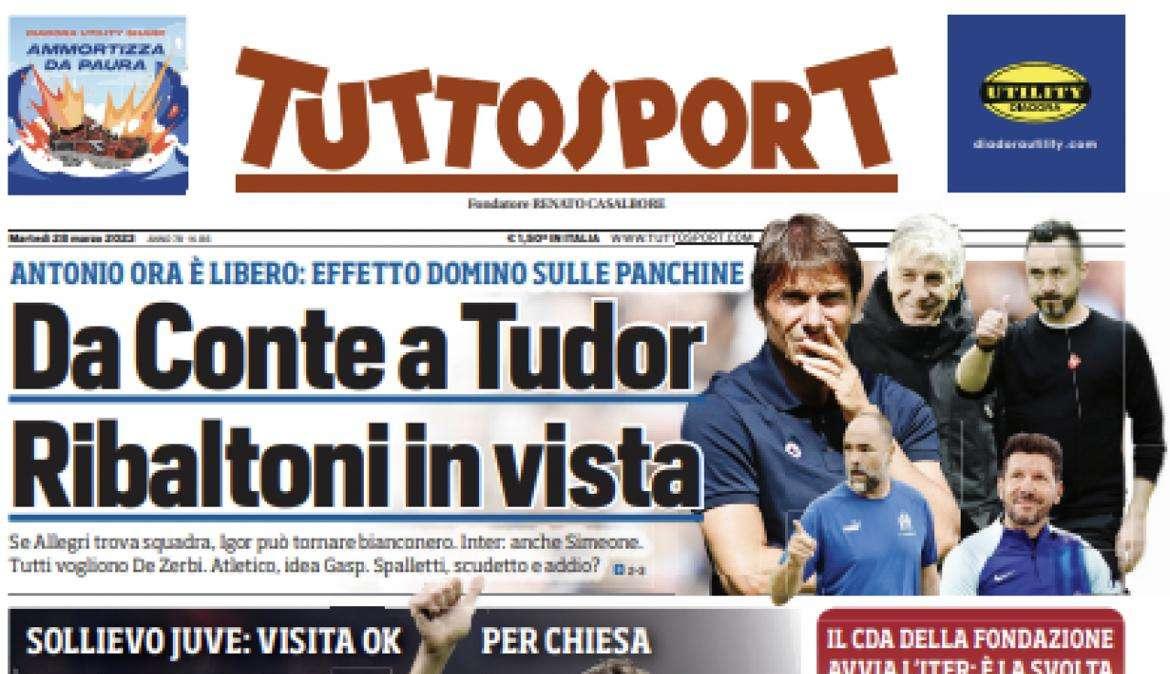 PRIMA PAGINA - Tuttosport: “Fede abbi fede”