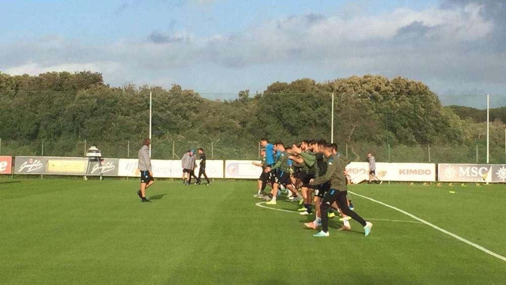 FOTO&VIDEO TN - Allenamento in corso a Castel Volturno: out Ghoulam, c'è Hysaj