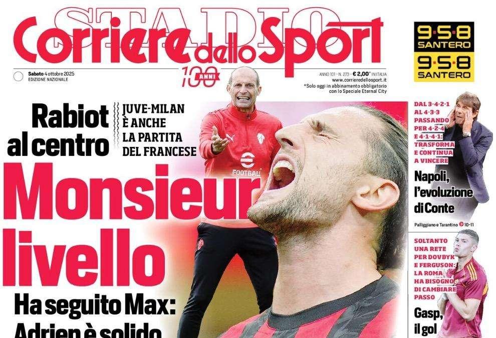 Corriere dello Sport: "L'evoluzione di Conte"