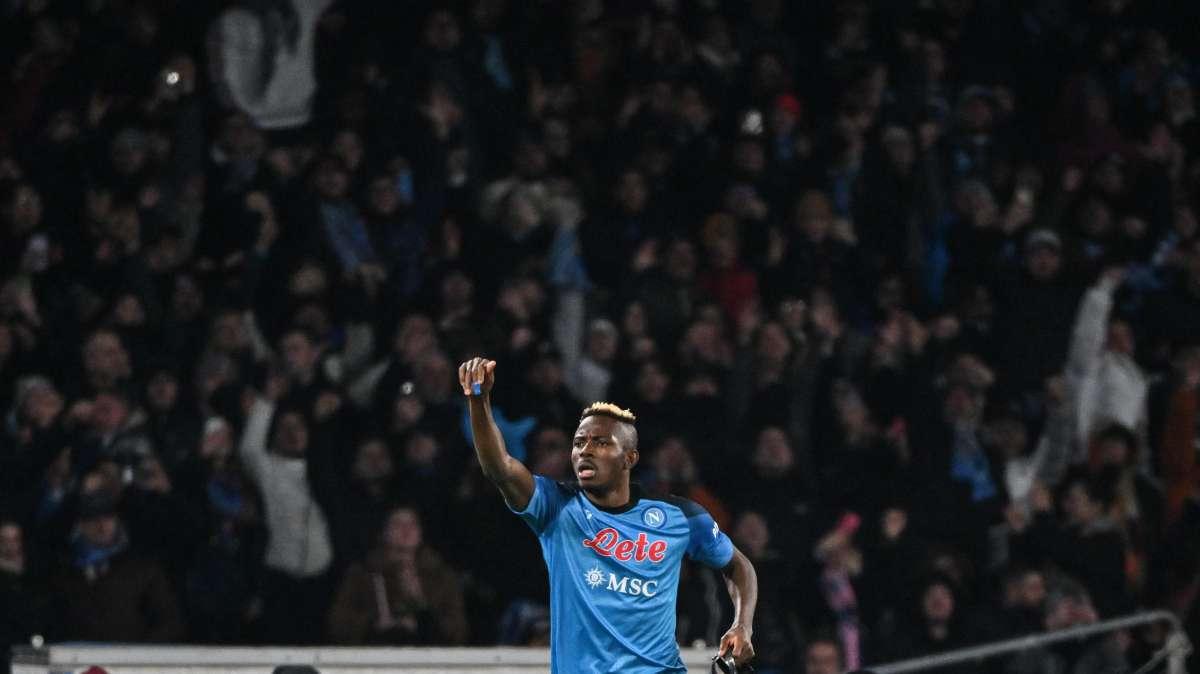 La UEFA Champions League celebra il gol di Osimhen: "Wow!"