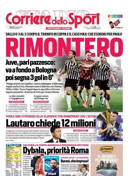 Corriere dello Sport: "Manna in arrivo. Il Napoli prepara la rivoluzione"