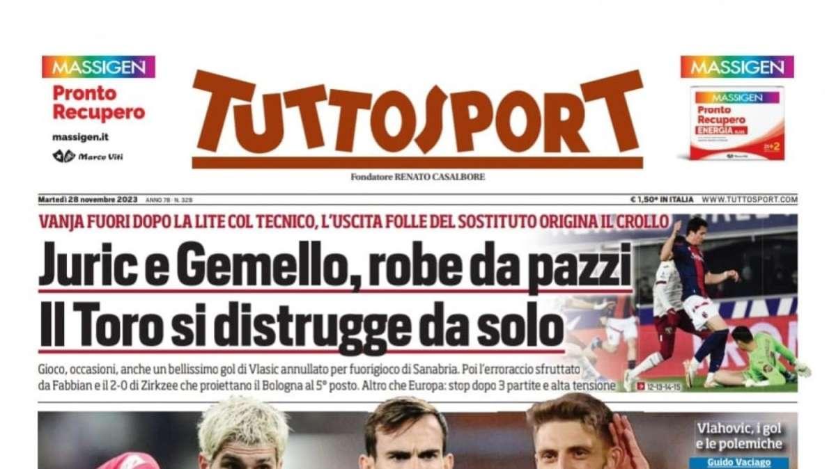 PRIMA PAGINA - Tuttosport: "Max hai vinto il rinforzo"