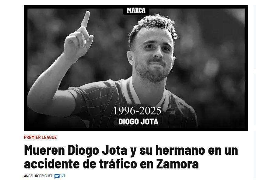 La nota del Liverpool: "Sconvolti per la morte di Diogo Jota"