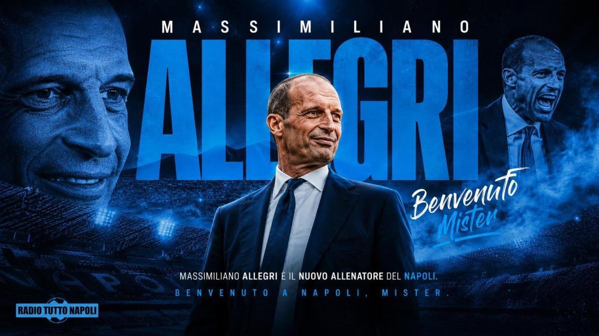Conferenza presentazione Allegri allenatore Napoli: luogo e data