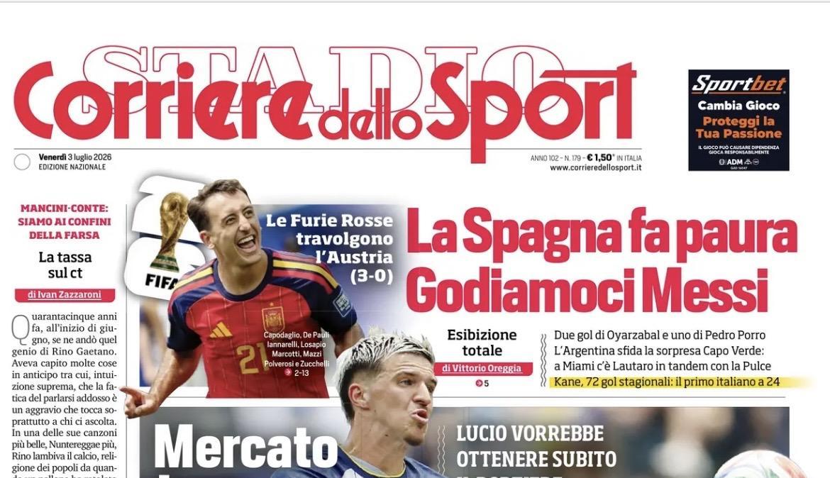 Allegri al Napoli, l'attesa del tweet: la prima del Corriere dello Sport
