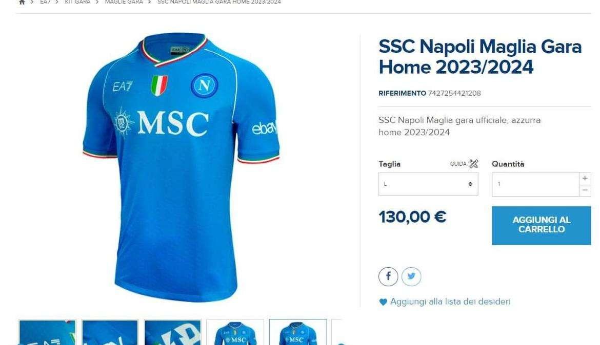 FOTOGALLERY - Nuove maglie in vendita, sito web subito preso d’assalto: info, prezzi e dove acquistarle