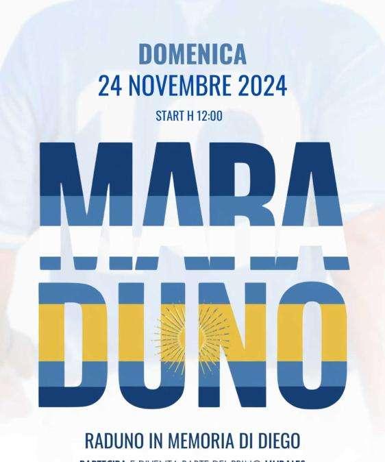 "Maraduno", un raduno per celebrare Maradona all'Edenlandia: tutti i dettagli