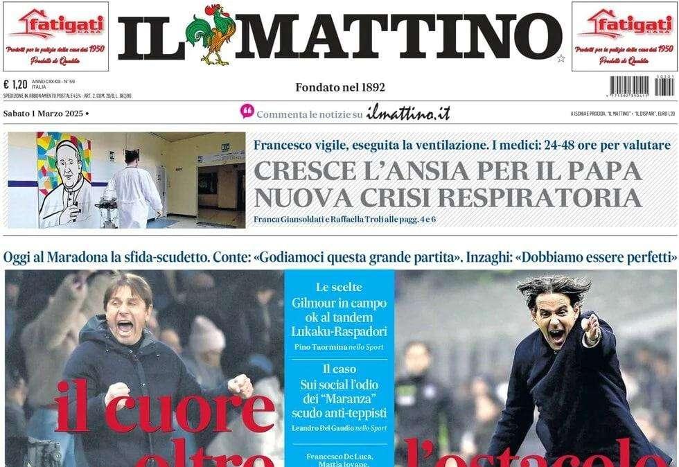 Il Mattino: "Il cuore oltre l'ostacolo"