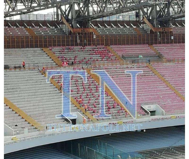 Sopralluogo San Paolo: maxi-schermi entro il 15 giugno, le ultime su pista, bagni e sediolini